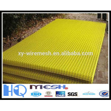 yellow PVC coating welded mesh panel